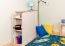 Chambre d'enfant - coffre Luis 03, couleur : chêne blanc / gris - 92 x 30 x 103 cm (h x l x p)