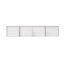 Étagère de meuble Hannut 01 | Blanc / Chêne | 40 x 200 x 56 cm | Design moderne et fonctionnel