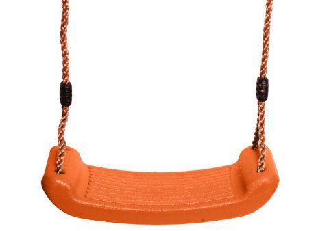 Siège de balançoire 01 avec corde - couleur : orange