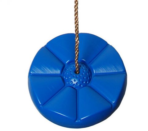 Balançoire à plateau 01 avec corde - couleur : bleu foncé
