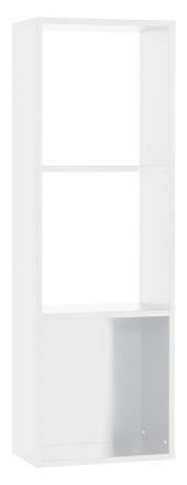 Chambre d'adolescents - étagère suspendue / étagère murale Marincho 94, couleur : blanc - Dimensions : 159 x 53 x 32 cm (h x l x p)