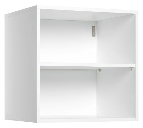 Chambre d'adolescents - étagère suspendue / étagère murale Marincho 08, couleur : blanc - Dimensions : 53 x 53 x 42 cm (h x l x p)