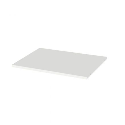 Etagère pour armoire à portes battantes / armoire Lena 03, couleur : blanc - Dimensions : 81 x 52 cm (L x P)