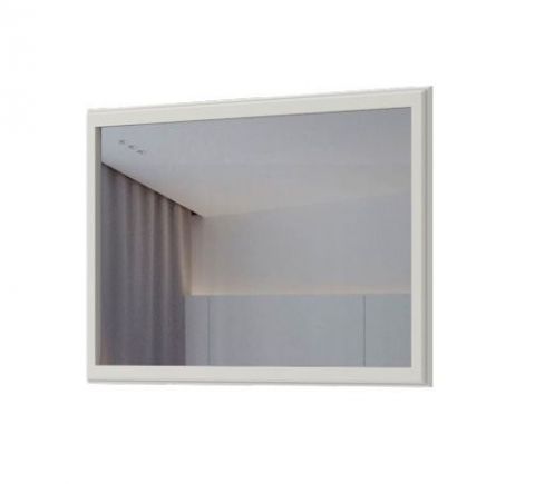Miroir Falefa 11, couleur : blanc - 75 x 125 x 4 cm (h x l x p)