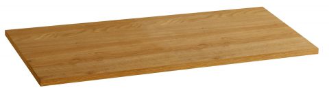 Étagère en bois pour armoire Teresina 01/02/03, couleur : naturel, en chêne massif partiel - 2 x 97 x 50 (H x L x P)