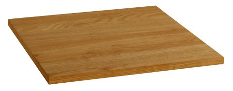 Étagère en bois pour armoire Teresina 02/03, couleur : naturel, en chêne massif partiel - 2 x 47 x 50 (H x L x P)