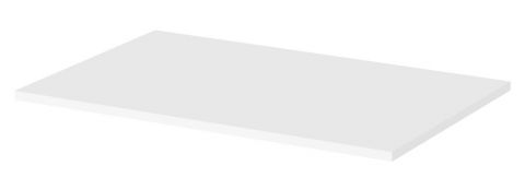 Etagère pour armoire, couleur : blanc - Dimensions : 81 x 52 cm (L x P)