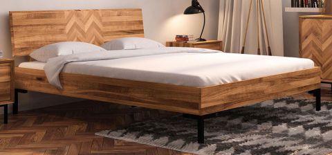 Lit simple / Lit d'appoint Kumeu 02, en bois de hêtre massif huilé - Surface de couchage : 90 x 200 cm (l x L)