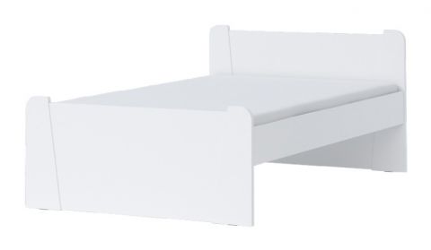 lit simple / lit d'appoint 04, couleur : blanc - couchette : 120 x 200 cm (l x L)