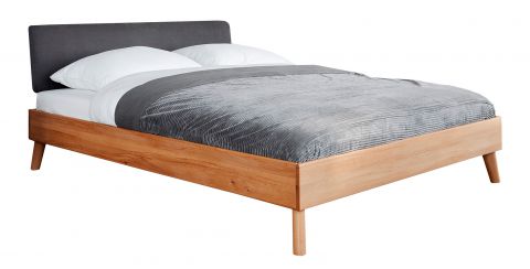 Lit simple / lit d'appoint Timaru 03 en hêtre massif huilé - couchette : 90 x 200 cm (l x L)