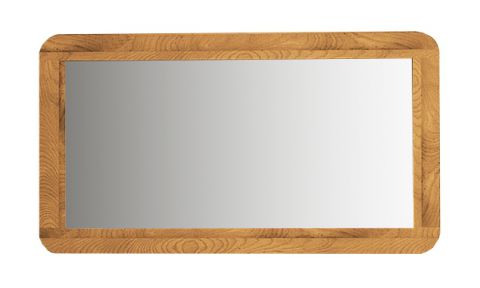 Miroir Timaru 20 en chêne sauvage massif huilé - Dimensions : 60 x 90 x 2 cm (H x L x P)