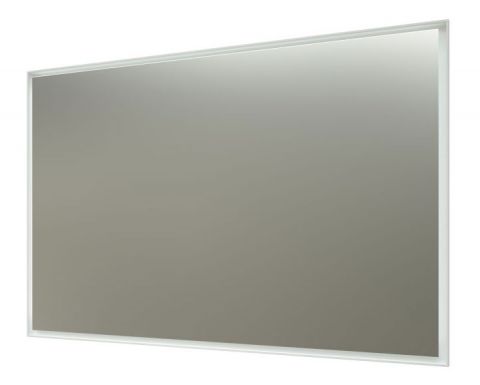 Miroir Raipur 04, couleur : blanc mat - 80 x 100 cm (h x l)