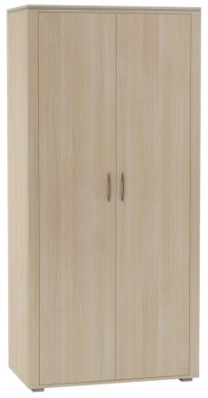 Armoire à portes battantes / armoire Kainanto 12, couleur : chêne / gris - Dimensions : 205 x 96 x 53 cm (H x L x P)
