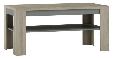 Table basse Ciomas 18, couleur : Chêne de Sonoma / gris - Dimensions : 120 x 60 x 55 cm (L x P x H)
