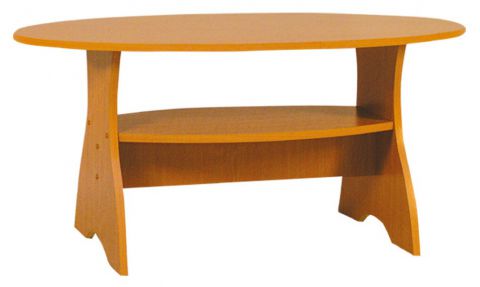 Table basse Grogol 02, Couleur : Aulne - Dimensions : 105 x 66 x 51 cm (L x P x H)