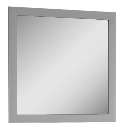 Miroir Segnas 04, couleur : gris - 82 x 82 x 2 cm (h x l x p)