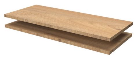 Étagère en bois pour armoires de la série Lotofaga, lot de 2 - Dimensions : 56 x 32 cm (L x P)