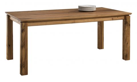 Table de salle à manger à ralonge Serrator 13, Couleur : Chêne naturel huilé - 180-280 x 90 cm (l x p)