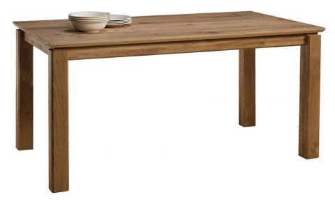 Table de salle à manger à ralonge Serrator 14, Couleur : Chêne naturel huilé - 160-240 x 90 cm (l x p)