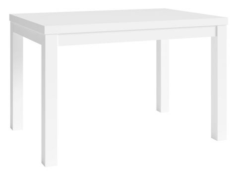 Table de salle à manger Varbas 02, Couleur : Blanc - Dimensions : 120 x 80 cm (l x p)