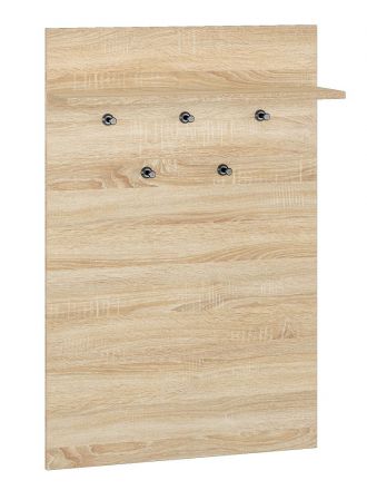 Porte-manteau Vacaville 18, Couleur : Chêne clair de Sonoma - Dimensions : 103 x 68 x 24 cm (h x l x p)