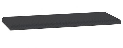 Rembourrage pour banc avec rangement Monclova 07, couleur : noir - Dimensions : 5 x 100 x 40 cm (H x L x P)
