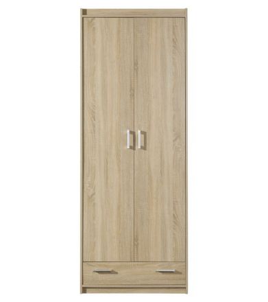 Armoire à portes battantes "Kontich" 04, couleur : chêne de Sonoma - Dimensions : 212 x 80 x 50 cm (H x L x P)
