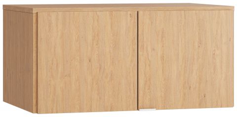Attache pour armoire à deux portes Averias, couleur : chêne - Dimensions : 45 x 93 x 57 cm (H x L x P)