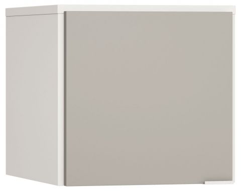 Attache pour armoire à une porte Bellaco 37, couleur : blanc / gris - Dimensions : 45 x 47 x 57 cm (H x L x P)