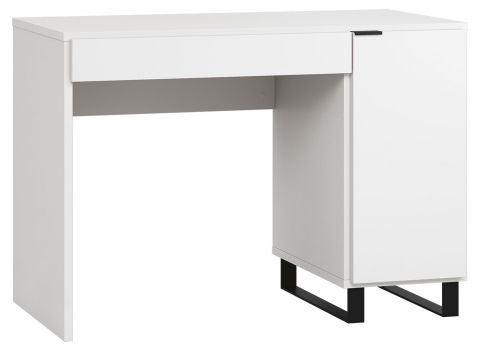 Bureau Chiflero 26, couleur : blanc - Dimensions : 78 x 110 x 57 cm (H x L x P)