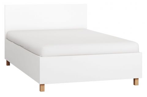 Lit simple / lit d'appoint Invernada 21 avec sommier à lattes, couleur : blanc - couchette : 120 x 200 cm (l x L)