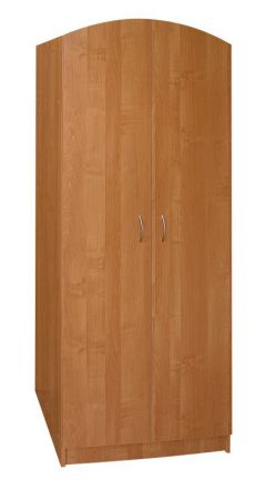 Armoire à portes battantes / armoire Plata 04, couleur : aulne - 190 x 80 x 55 cm (H x L x P)