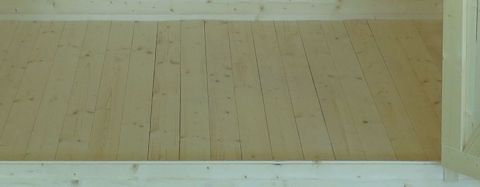 Plancher adapté aux planches en bloc Maison de jardin Kitzbühel 3,00 x 3,00 avec sous-construction