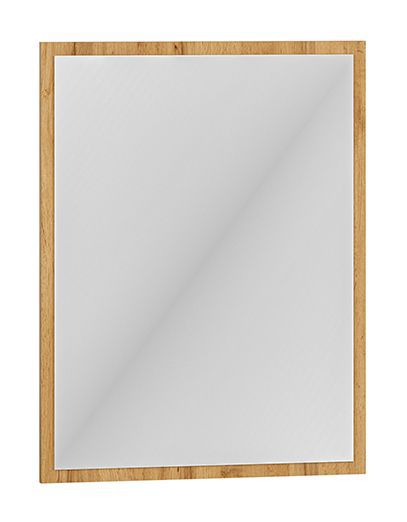 Miroir Vamdrup 08, couleur : chêne - Dimensions : 65 x 50 x 3 cm (h x l x p)