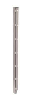 Poteau de clôture mod. A, Finition: galvanisé, Pour hauteur de clôture: 103 cm, Longueur: 150 cm, Points de fixation: 6