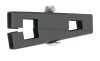 Raccord pour treillis métallique en forme de U, Finition : revêtement anthracite