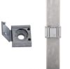 Capuchons en plastique, Couleur: aluminium blanc