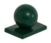Capuchon en aluminium avec bille pour mod. U & Objekt, Couleur: revêtement vert