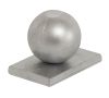 Capuchon en aluminium avec bille pour mod. U & Objekt, Couleur: alu naturel