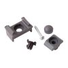Kit de fixation par points pour poteaux d'angle/de portail, Couleur: anthracite