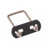 Kit de fixation en U , Finition : revêtement anthracite