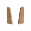 Embouts pour plinthes - Modèle: LENS Aspect chêne, Dimensions: 60 x 17 mm, Pièces: 2