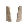 Embouts pour plinthes - Modèle: MONACO Aspect chêne, Dimensions: 60 x 17 mm, Pièces: 2
