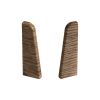 Embouts pour plinthes - Modèle: NANTES Aspect pin, Dimensions: 60 x 17 mm, Pièces: 2