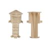 Angles intérieurs pour plinthes - Modèle: MONACO Aspect chêne, Dimensions: 60 x 17 mm, Pièces: 2