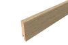 Plinthe pour plancher stratifié - Modèle: MONACO Aspect chêne, Longeur: 2400 mm, Hauteur: 60 mm, Profondeur: 17 mm