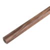 Profiléé angulaire rond 2400 x 28 x 15 mm - Modèle: CHOPIN Aspect noyer