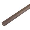 Profiléé angulaire rond 2400 x 28 x 15 mm - Modèle: GLUCK Aspect chêne