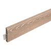 Plinthe 2400 x 80 x 15 mm - Modèle: STRAUSS Aspect chêne