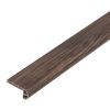 Marchepied pour système à clic Vinyle, 2400 x 72 x 25 mm - Modèle: SCHUBERT Aspect chêne